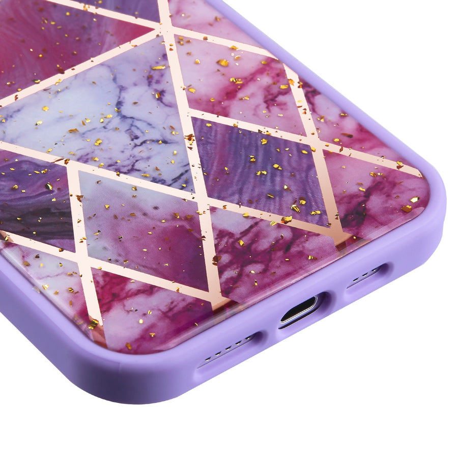 Airium Hybrid Case for Apple iPhone 12 mini - Purple Marbling / Purple - UIP12CSFSSM061-4.jpg
