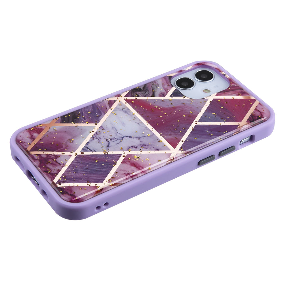 Airium Hybrid Case for Apple iPhone 12 mini - Purple Marbling / Purple - UIP12CSFSSM061-5.jpg