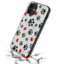 Airium Hybrid Case for Apple iPhone 12 mini - Dog Footprints / Black - UIP12CSFSSM066-3.jpg