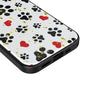 Airium Hybrid Case for Apple iPhone 12 mini - Dog Footprints / Black - UIP12CSFSSM066-4.jpg