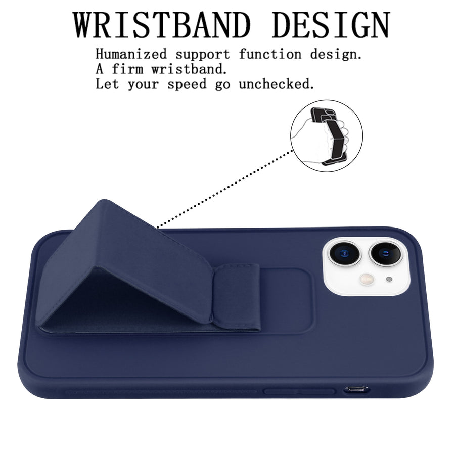 Airium Hybrid Case (with Foldable Stand) for Apple iPhone 12 mini - Ink Blue - UIP12CSFSSS452-7.jpg