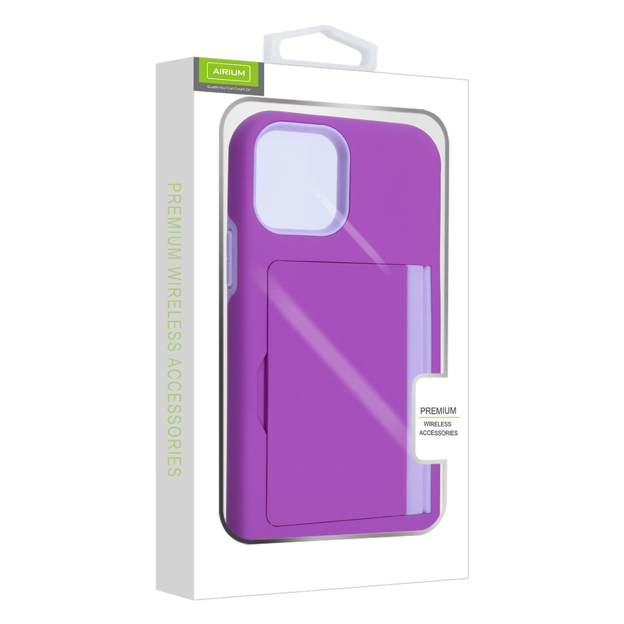 Airium Poket Hybrid Protector Cover for Apple iPhone 12 mini - Purple / Light Purple - UIP12CSPKTS005-7.jpg
