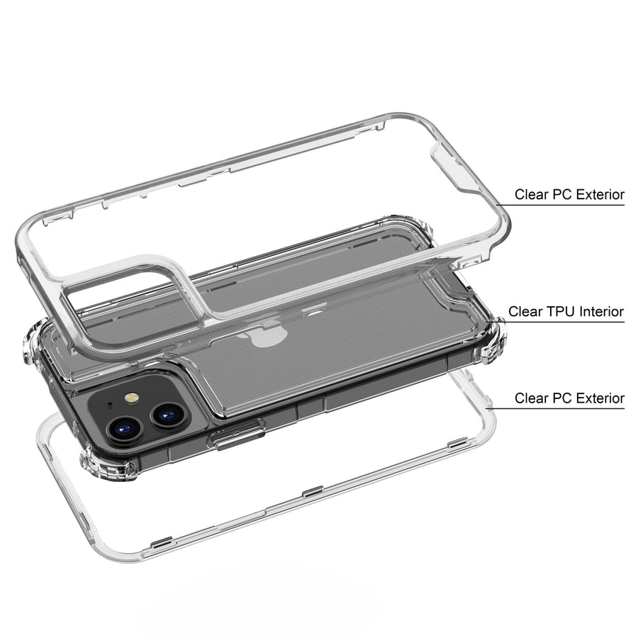 Airium Hybrid Protector Cover for Apple iPhone 12 mini - Transparent Clear / Transparent Clear - UIP12CSSASS771-3.jpg