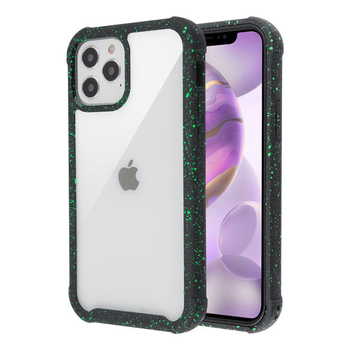 Airium Splash Hybrid Case for Apple iPhone 12 Pro Max - Highly Transparent Clear / Black - UIP12PMCSFSSS261-2.jpg