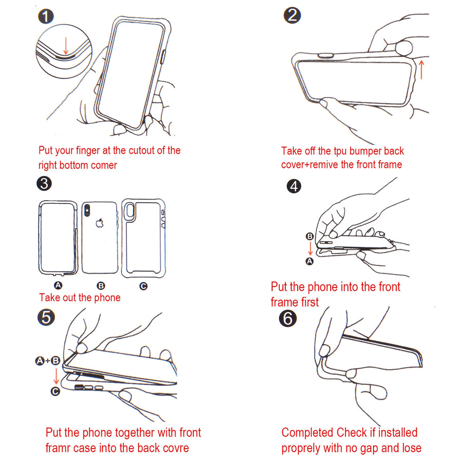 Airium Splash Hybrid Case for Apple iPhone 12 Pro Max - Highly Transparent Clear / Black - UIP12PMCSFSSS261-7.jpg