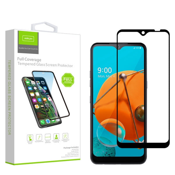 Airium Full Coverage Tempered Glass Screen Protector for Lg K51 / Reflect - Black - ULK51SC85A-1.jpg