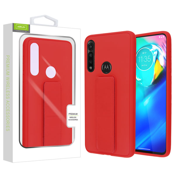 Airium Hybrid Case (with Foldable Stand) for Motorola Moto G Power - Red - UMGPWCSFSSS453-1.jpg