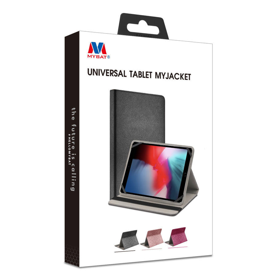 MyBat Universal Tablet MyJacket for 7 ~ 8 Inch Tablets for Apple iPad mini (A1432,A1454,A1455) Samsung P200 (Galaxy Tab A 8.0 (2019) with S Pen) Amazon Fire HD 8 (2020)/Fire HD 8 Plus (2020) - Black - UNIMYJK031-8.jpg
