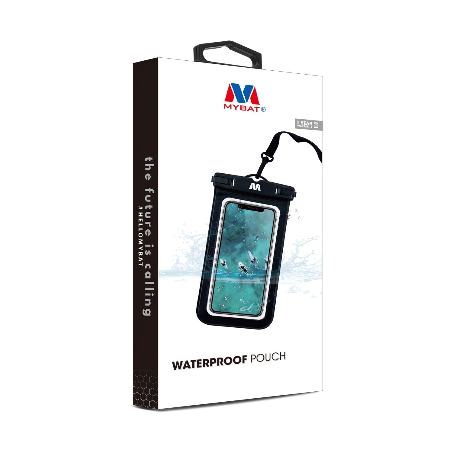 MyBat Universal Waterproof Pouch (with Lanyard) - Black