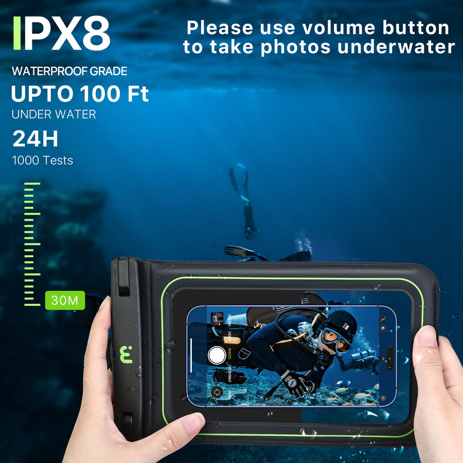 MyBat Pro Universal Floating Waterproof Phone Pouch +  Universal Floating Waterproof Phone Pouch (XL Size) - Black - UNIWTPF056-7.jpg