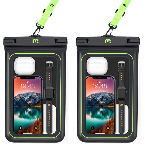 MyBat Pro Universal Floating Waterproof Phone Pouch (XL Size)(2pcs) - Black - UNIWTPF061TW-1.jpg
