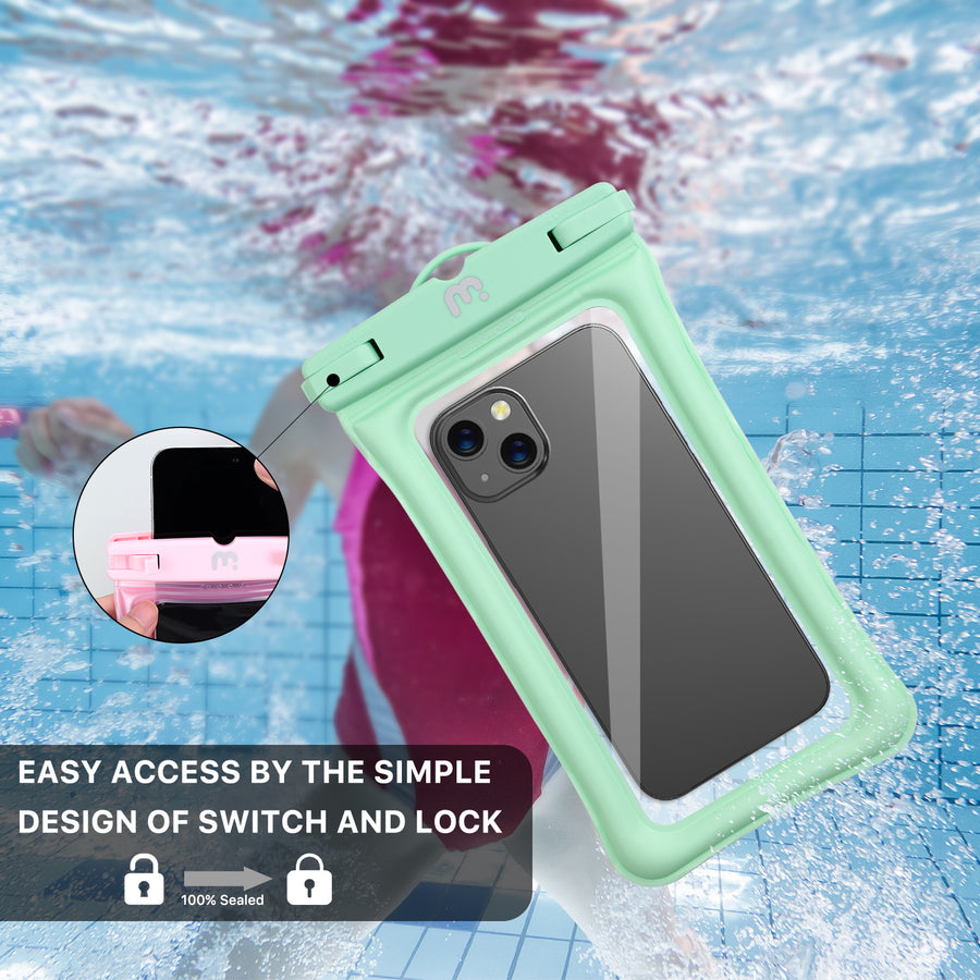 MyBat Pro AquaLock Universal Floating Waterproof Pouch - Mint - UNIWTPF072-4.jpg