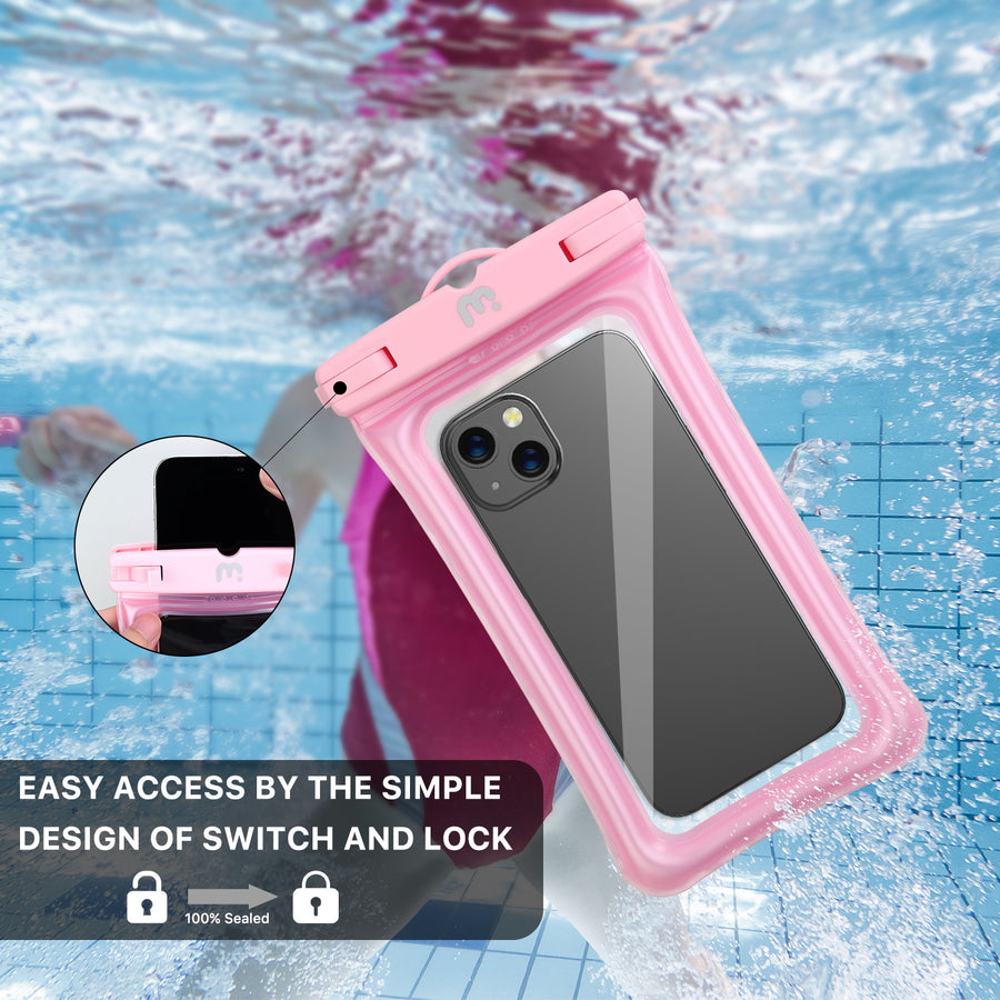 MyBat Pro AquaLock Universal Floating Waterproof Pouch - Pink - UNIWTPF073-4.jpg