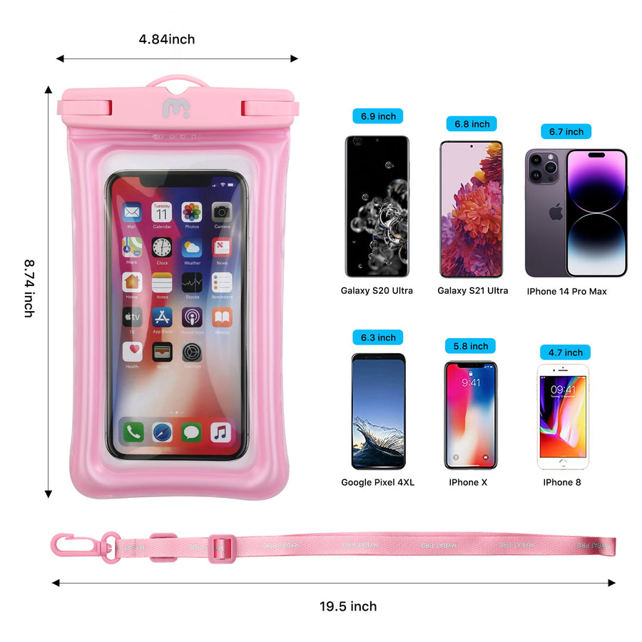MyBat Pro AquaLock Universal Floating Waterproof Pouch - Pink - UNIWTPF073-5.jpg