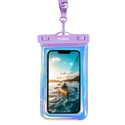 MyBat AquaLock Universal Floating Waterproof Pouch - Iridescent Purple - UNIWTPF081-2.jpg