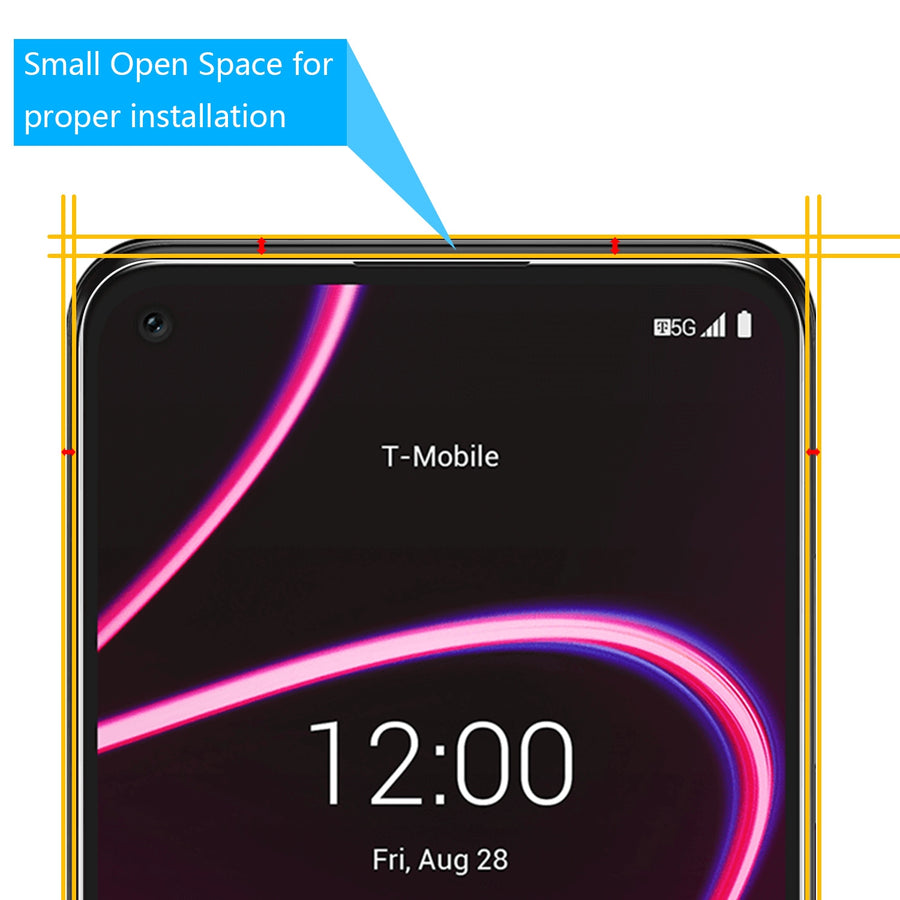 Airium Tempered Glass Screen Protector (2.5D) for T-mobile Revvl 5G / TCL Revvl 5G - Clear - UR5GSC90-3.jpg