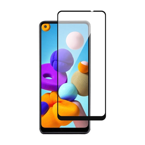 Airium Full Coverage Tempered Glass Screen Protector for Samsung Galaxy A21 - Black - USA21SC85A-2.jpg