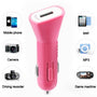 MyBat Car Charger Adapter(1A) - Pink - USBCHAGCARAD26C-2.jpg