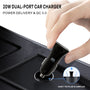 MyBat Fast Charging Car Charger with Dual Port USB-A QC3.0 and USB-C Power Delivery (20W) - Black - USBCHAGCARAD30-4.jpg
