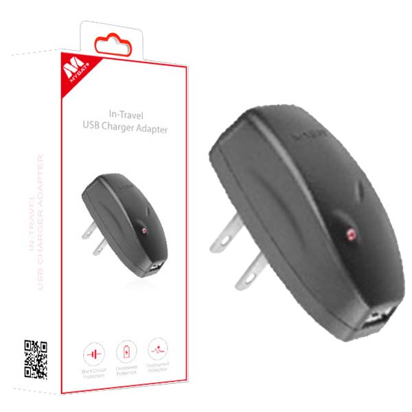 MyBat In-Travel USB Charger Adapter (with IC chips) - Black - USBCHAGTRAAD02B-1.jpg
