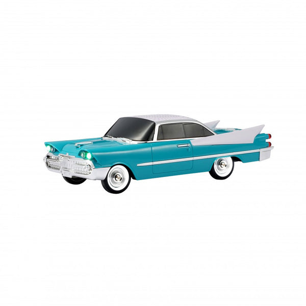 Retro 1959 Classic Car Shaped Bluetooth Speaker with LED Lights, FM Radio & USB-C Port WS1965 - Green - WS1965-TRUCK-SPEAKER-GREEN-1.jpg