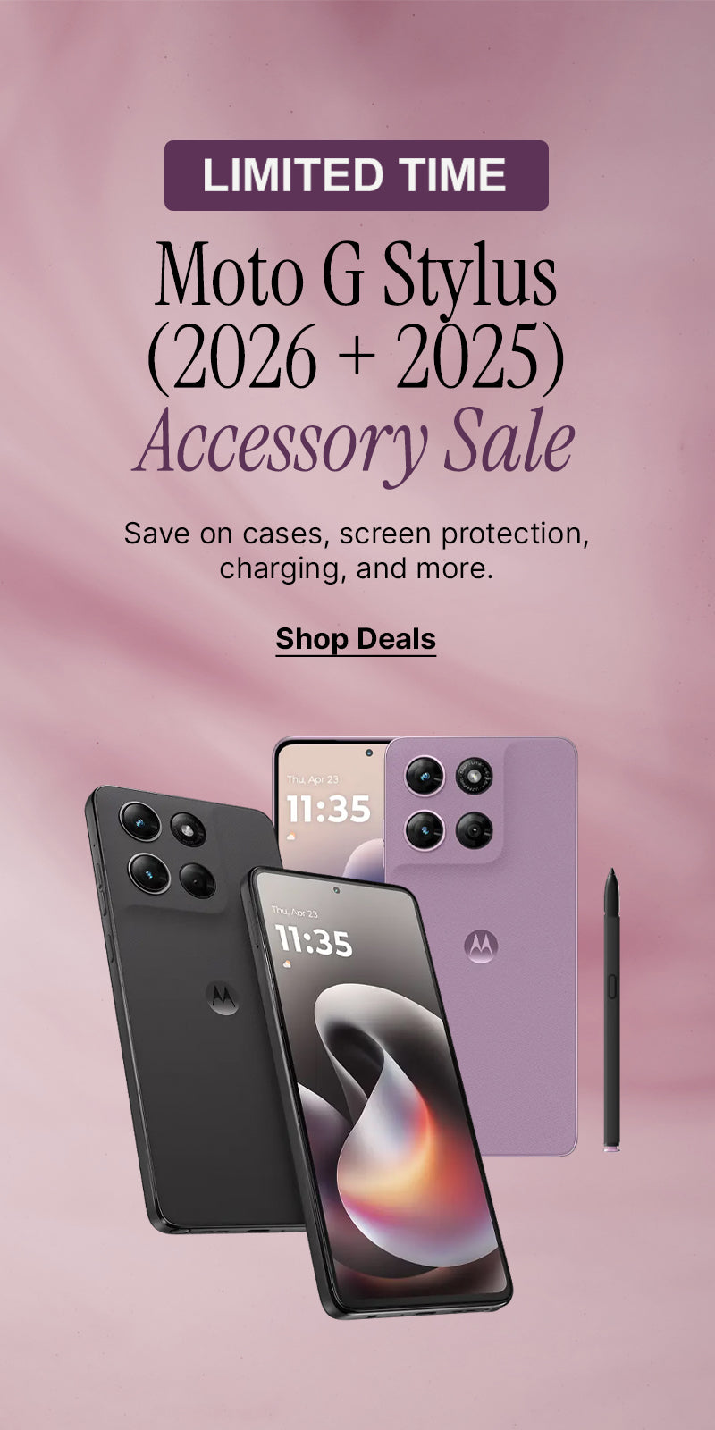 Moto G Stylus 2026 + 2025 Accessory Sale